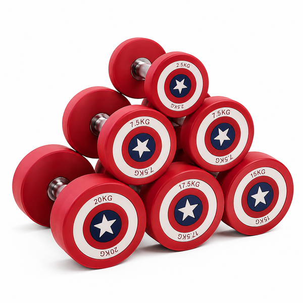Captain America Dumbbells