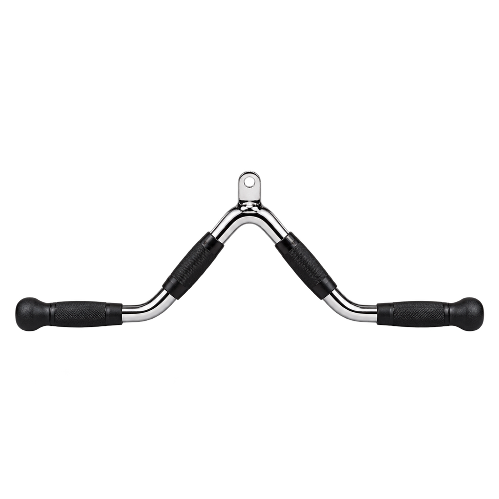 V-Shaped Rubber-Coated Lat Handle
