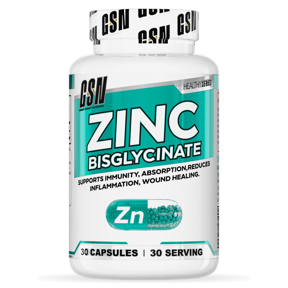 ZINC bisglycinate 30 capsules